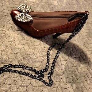 High heel stiletto handbag